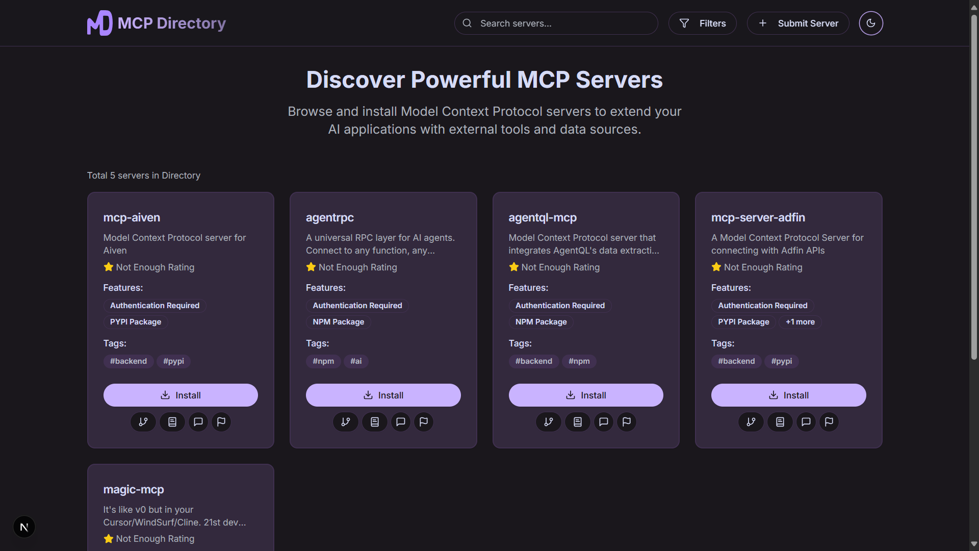 MCP Directory